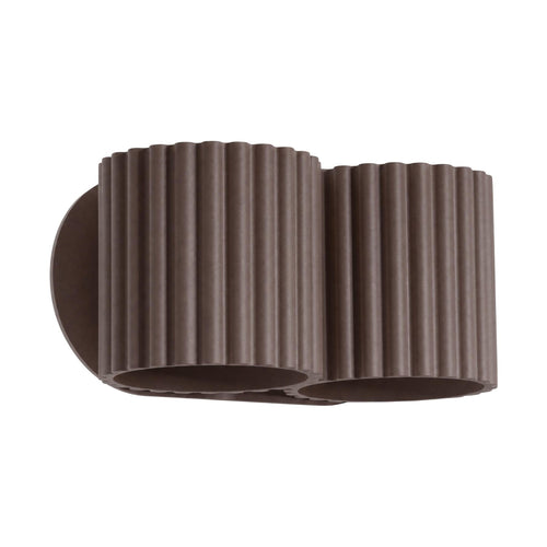 Sollux Lighting Wandlamp AURA 2 bruin G9 - 21x12x10cm