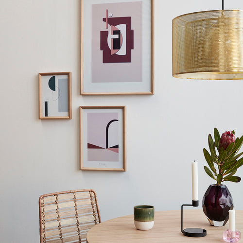 Hübsch hanger Edge - ijzer - ø40xh23cm - vtwonen shop