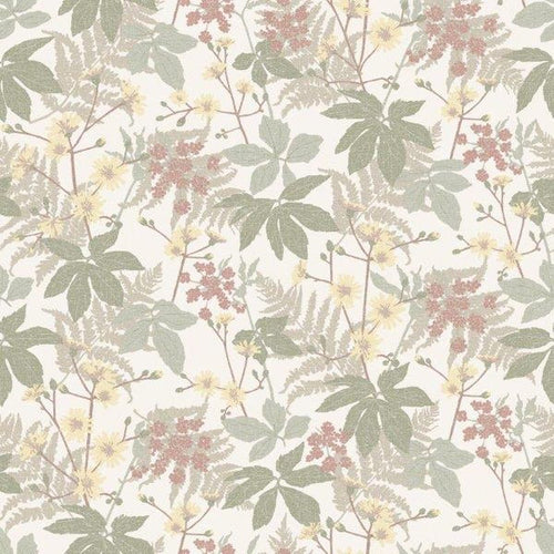 Borastapeter behang bladeren groen - 53 cm x 10.05 m - 660332 - vtwonen shop