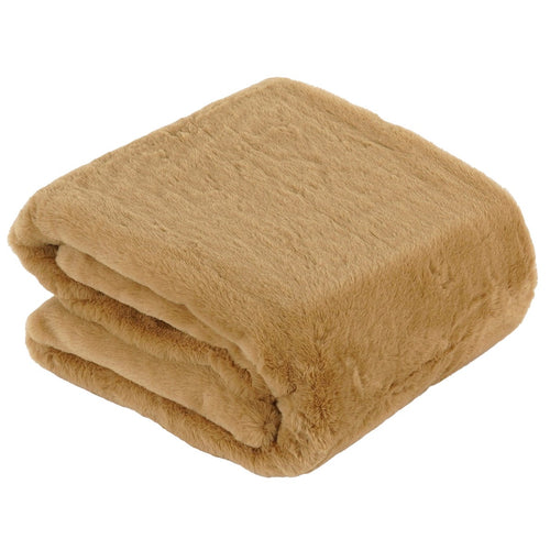 In The Mood Collection Bronte Fleece Deken - L200 x B150 cm - Lichtbruin