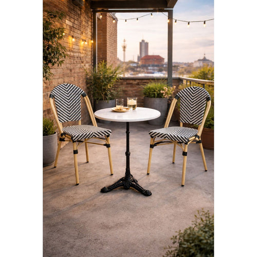 Kare Design Tuinmeubilair Bistrot Montmartre zwart