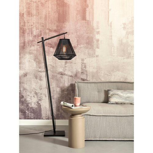 GOOD&MOJO vloerlamp Merapi - bruin - Ø30cm - vtwonen shop
