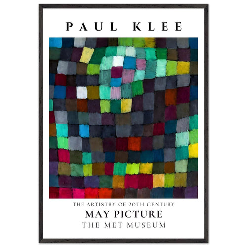 Artfulprints Poster met Lijst Paul Klee - May picture   - 70x100 cm - Meerkleurig
