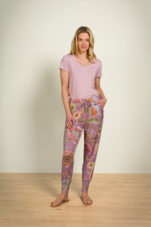 Pip Studio - Bobien Long Pajama Pants Women - Matata - Lilac - M