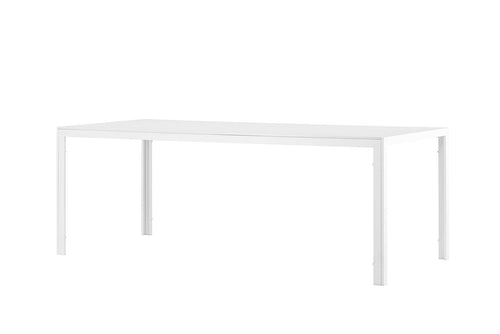 Rebellenclub Rechthoekige Tuintafel Solis - 205 x 90cm - Wit - vtwonen shop