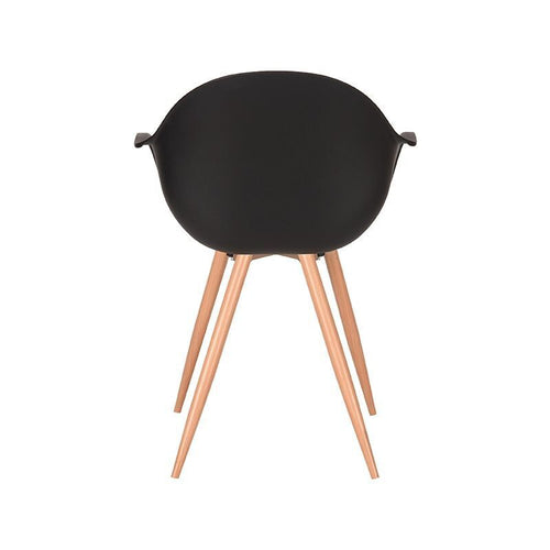 Label51 Eetkamerstoel Parma - Zwart - Zithoogte 50cm - Set van 2 - vtwonen shop