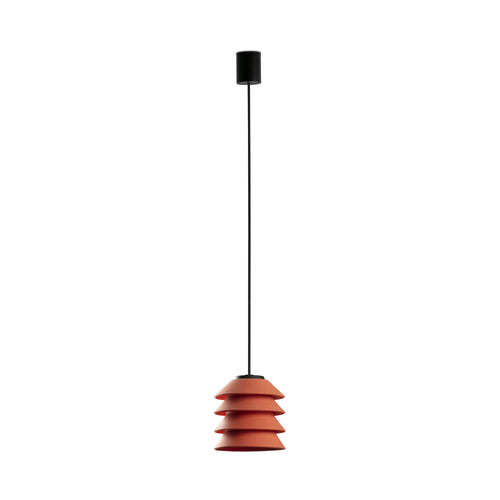 Faro Toba Toba hanglamp voor buiten, oranje, E27, IP65