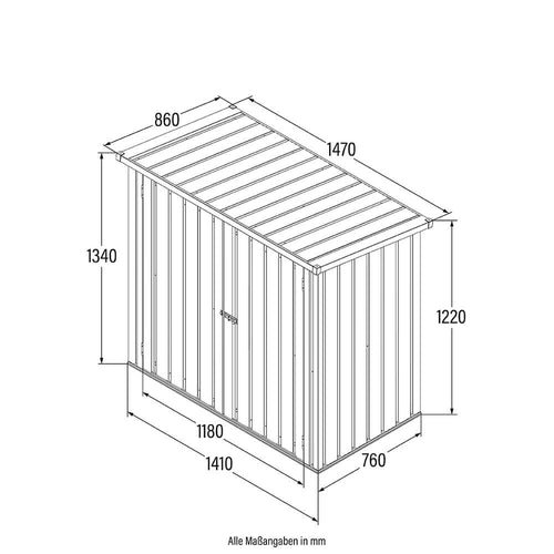 Home Deluxe BOHIO XXS gereedschapsschuur - vtwonen shop