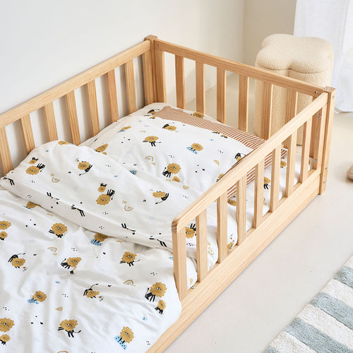 Petite Amélie Dekbedovertrekset – 140x200 cm – 100% Biologisch Katoen – Leo - vtwonen shop