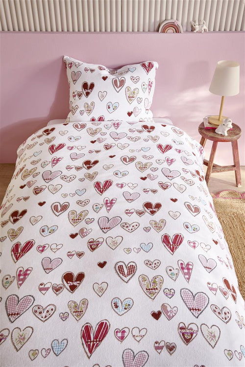 Beddinghouse Kids dekbedovertrek Sweethearts - 100x135 cm - multi - vtwonen shop