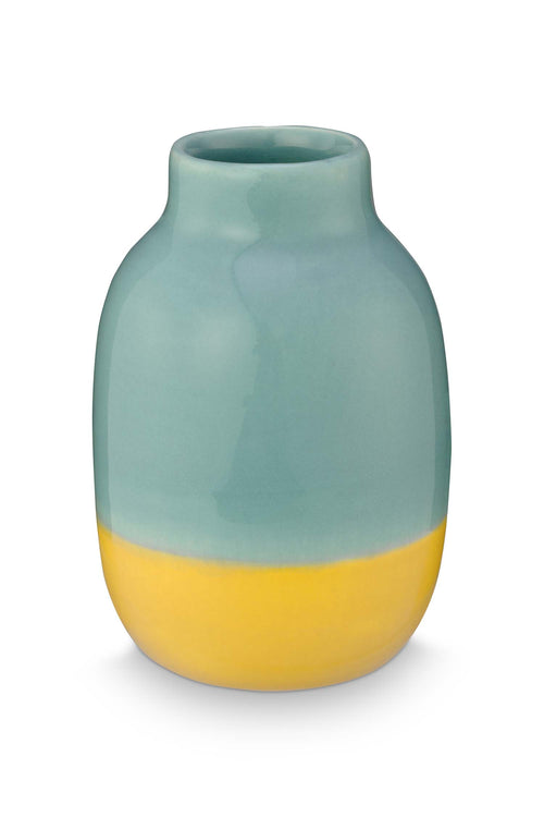 vtwonen Vaas - Keramiek - Lichtblauw - Set van 2 - 7cm
