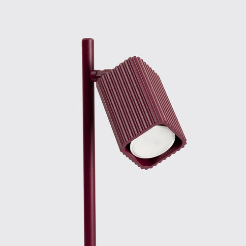 Sollux Lighting Tafellamp RAYO bordeaux - 14,5x14,5x43cm