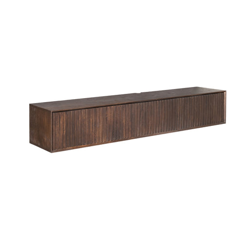 StarFurn Tv-meubel Madison - Zwevend Bruin Hout - 160x35x30cm