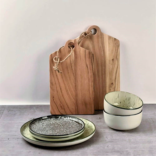 Ona - Kom 14,5xH6,5cm groen Gravel - Set van 6