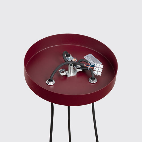 Sollux Lighting Hanglamp RAYO 3P bordeaux - 20x20x108cm