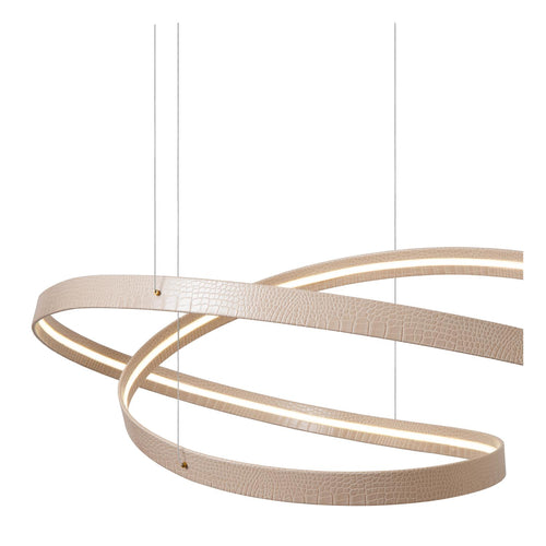 Lucide hanglamp SLALOM - Geïntegreerde LED - Beige - vtwonen shop