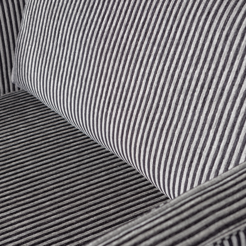 WOOOD 3-zits bank Rodeo - Streep - Zwart/Grijs - 85x277x86 cm, - vtwonen shop