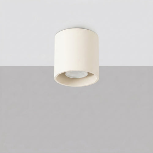 Sollux Lighting Plafondlamp ORBIS 1 beige - 10x10x10cm