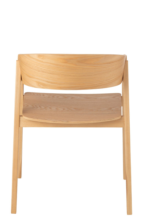 J-Line stoel Naga - essenhout/touw - naturel