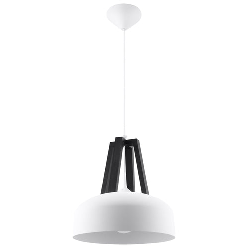 Sollux Lighting Hanglamp CASCO wit/zwart - 30x30x85cm