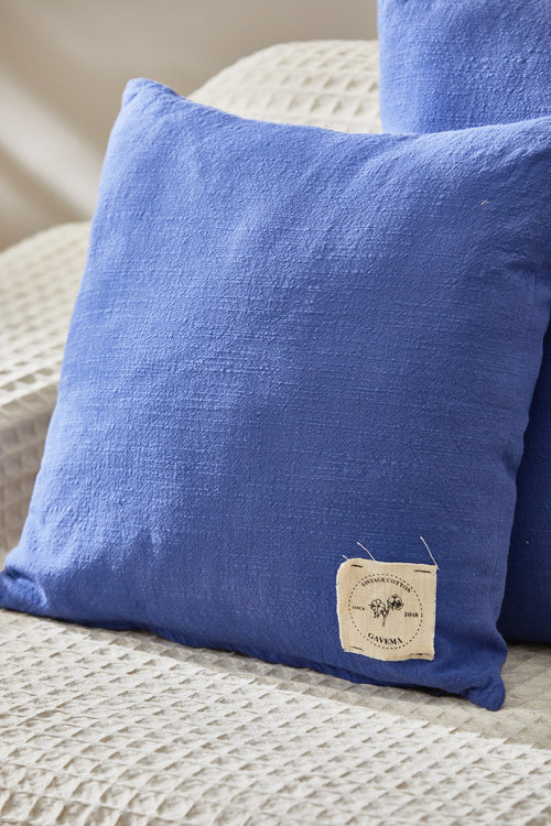 Calma House Kussenhoes Gavema2 - Donkerblauw - 45x45