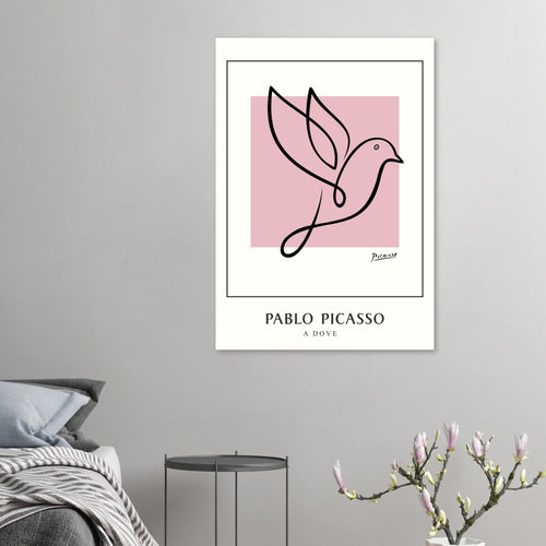 Artfulprints  Pablo Picasso - A dove   poster 70x100 cm - vtwonen shop