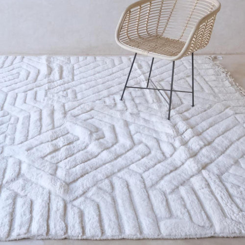 AFK Living vloerkleed Berber - handgemaakt - Wol - 140 cm x 200 cm