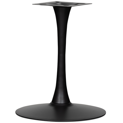 WOOOD trompetvoet Bistro - Metaal - Zwart - 72x60x60