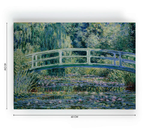 Canvas 60x40 Afdruk Waterlelies - vtwonen shop