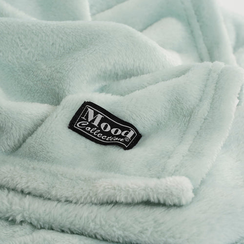 In The Mood Collection Famke Fleece Plaid - L180 x B130 cm - Mintgroen - vtwonen shop