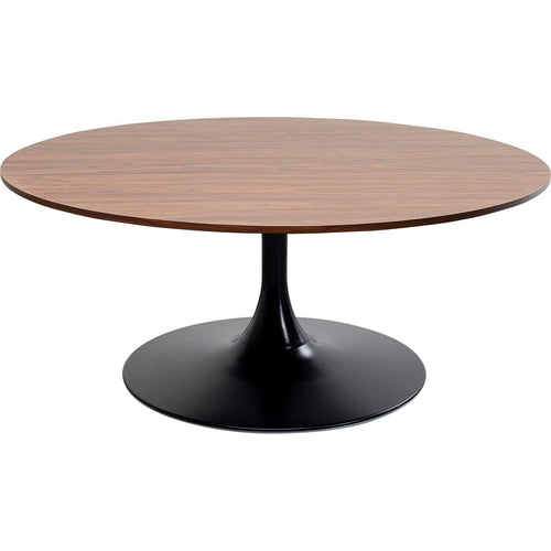 Kare Design Salontafel Schickeria 110cm walnoot en zwart