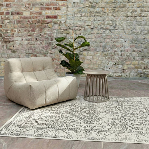 Buitenkleed Nova zwart/wit - Interieur05