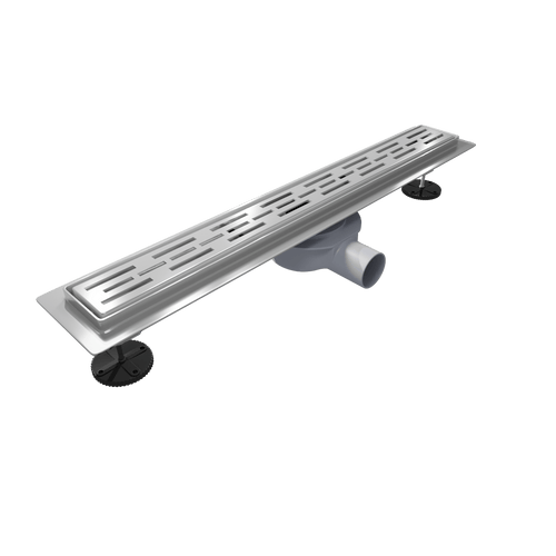 LOMAZOO douchegoot Cayma - geborsteld RVS - 70 cm