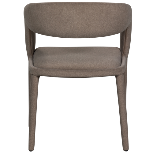 vtwonen eetkamerstoel Arms - Bruin - Polyester - 80x60x54 - vtwonen shop