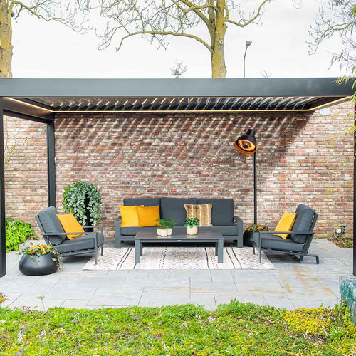 Garden Impressions loungetafel Coba donker grijs - 130 x 70 cm - vtwonen shop