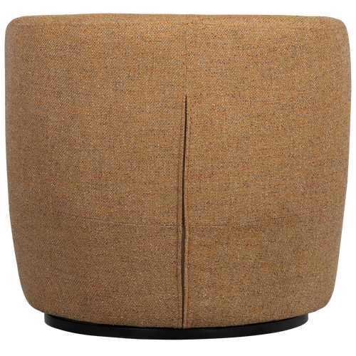 WOOOD draaibare fauteuil Serra - Melange Stof - Curry - 68x70x77 - vtwonen shop