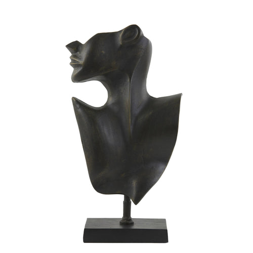 Light & Living ornament Face - brons - 23x11x45 cm