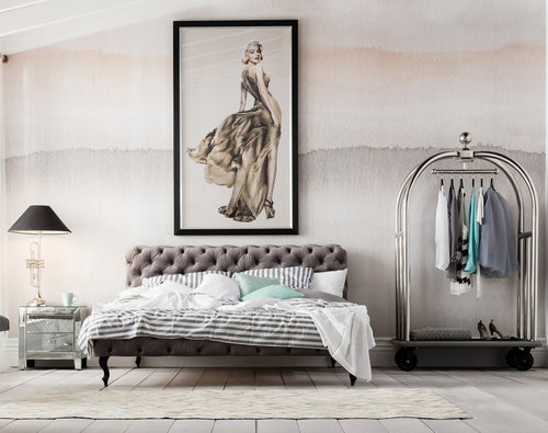 Kare Design Bed Desire - fluweel - grijs - 160x200cm - vtwonen shop