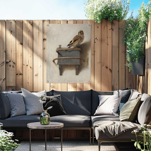 Reinders tuinposter Carel Fabritius - Het Puttertje - 80x60cm