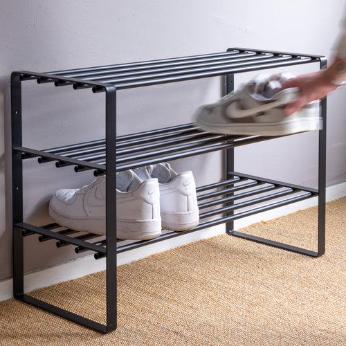 Spinder Design schoenenrek Rex SR 2 - Zwart - 12 paar schoenen