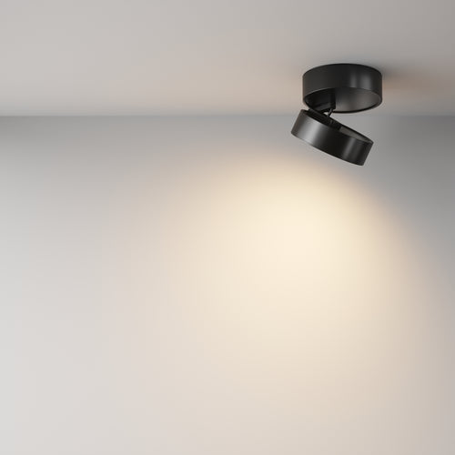 Maytoni plafondlamp Onda - Zwart - 12x12x8.2 cm