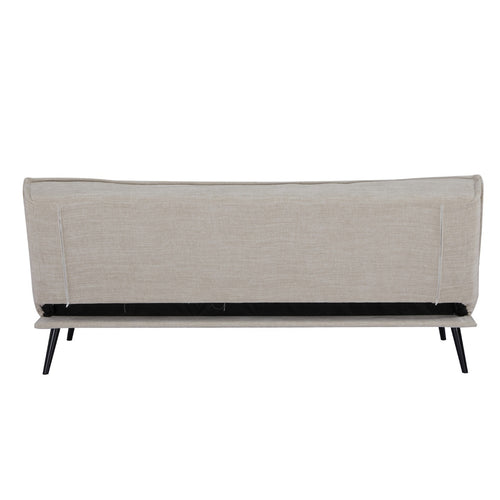 Giga Meubel Slaapbank Mali - Beige Stof - 181x83x81cm
