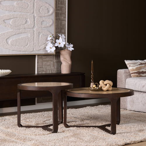 Starfurn - Salontafel  - Bruin - 75x75x42 cm