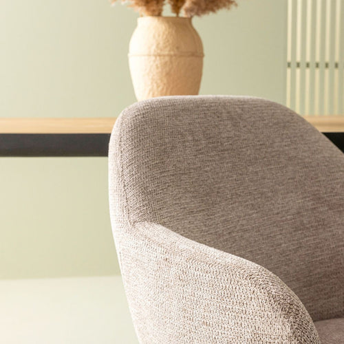 Signature - ERNEST Set van 2 fauteuils - Lichtgrijs - 52x51x77 cm