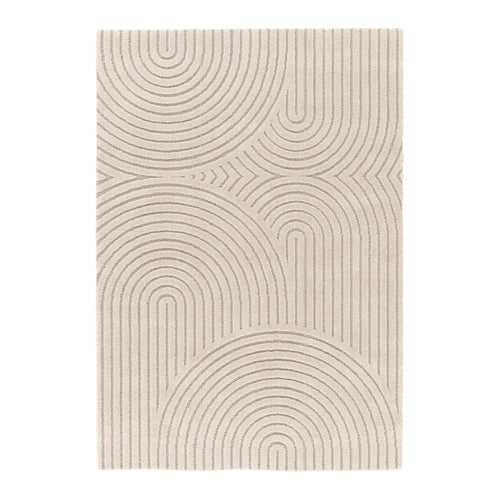 AFK Living vloerkleed Groove - reliëfeffect - beige - 120 x 170 cm - vtwonen shop