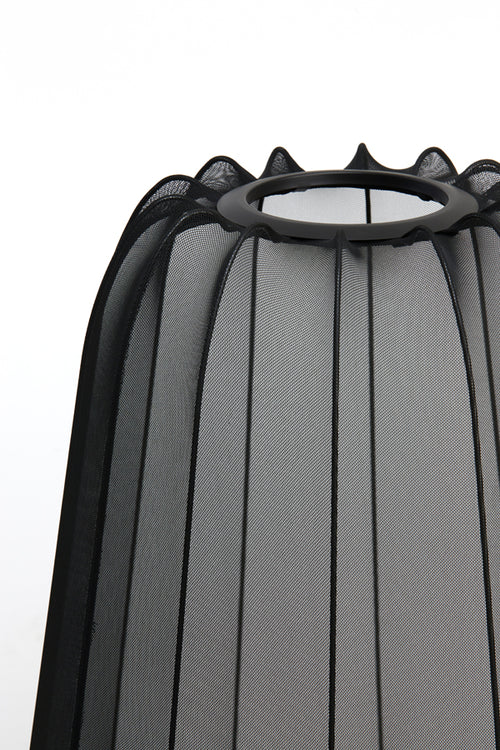 Light & Living vloerlamp PLUMERIA  - 42x42x132cm - zwart