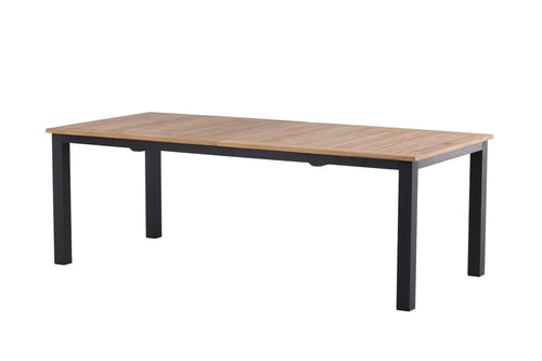 Rebellenclub Rechthoekige Tuintafel Castor - 224 x 100 cm - Zwart - vtwonen shop