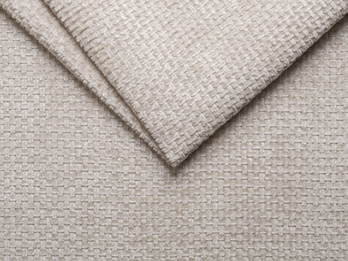 Micadoni linker modulaire bank Miley 3-zits, structurele stof beige - 178x303x70cm