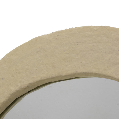 Giga Meubel Spiegel Paige - Rond - Naturel - 60cm