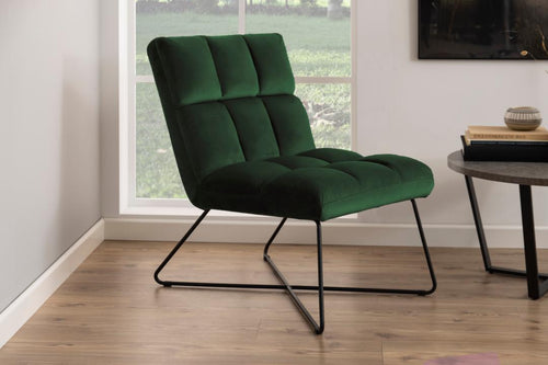 Rebellenclub Fauteuil Zaragoza - Groen met zwarte poten - vtwonen shop